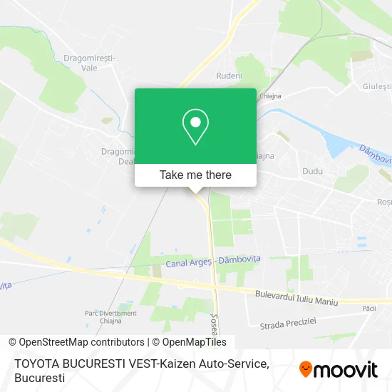 TOYOTA BUCURESTI VEST-Kaizen Auto-Service map