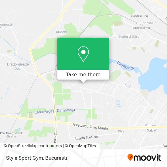 Style Sport Gym map