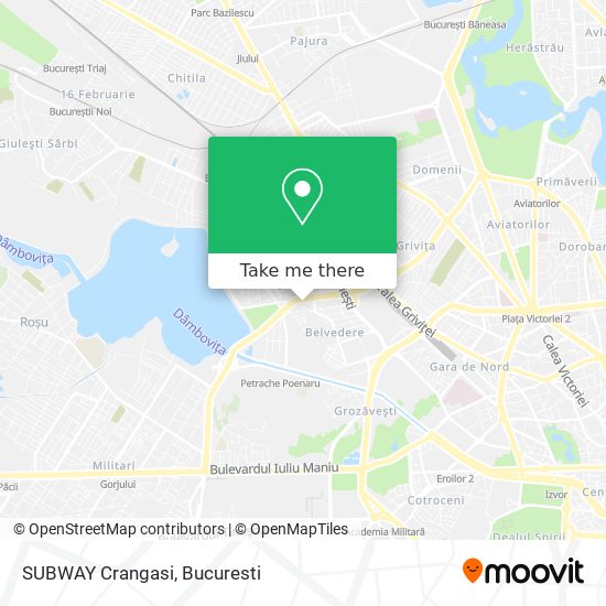 SUBWAY Crangasi map