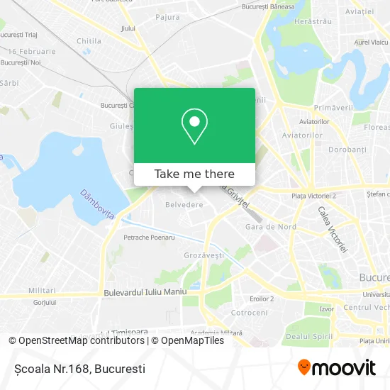 Școala Nr.168 map