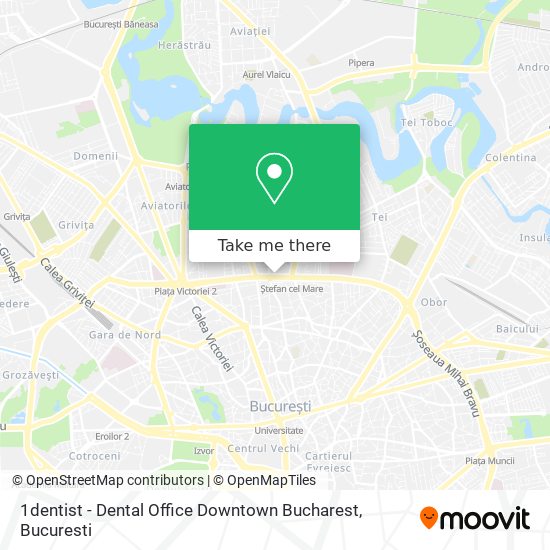 1dentist - Dental Office Downtown Bucharest map