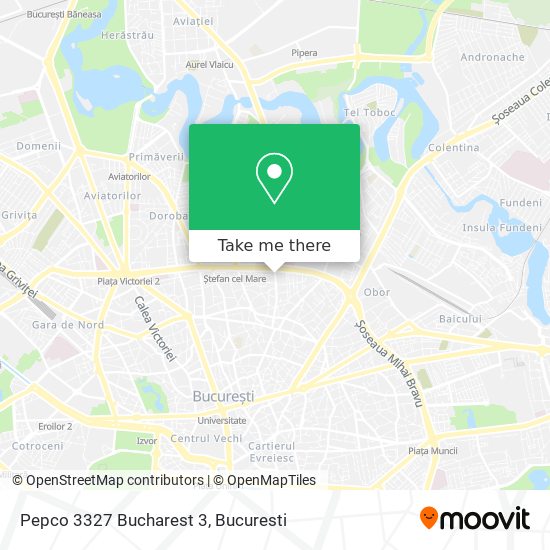 Pepco 3327 Bucharest 3 map
