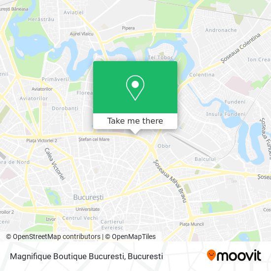 Magnifique Boutique Bucuresti map