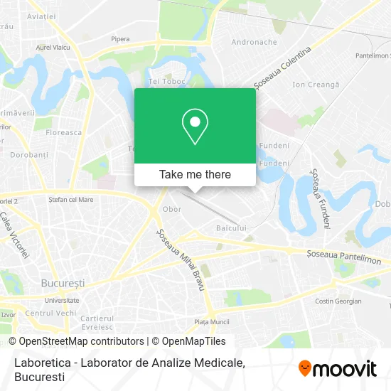 Laboretica - Laborator de Analize Medicale map