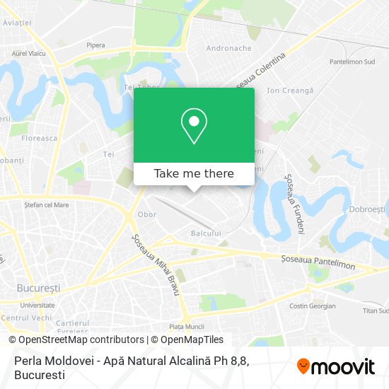 Perla Moldovei - Apă Natural Alcalină Ph 8,8 map