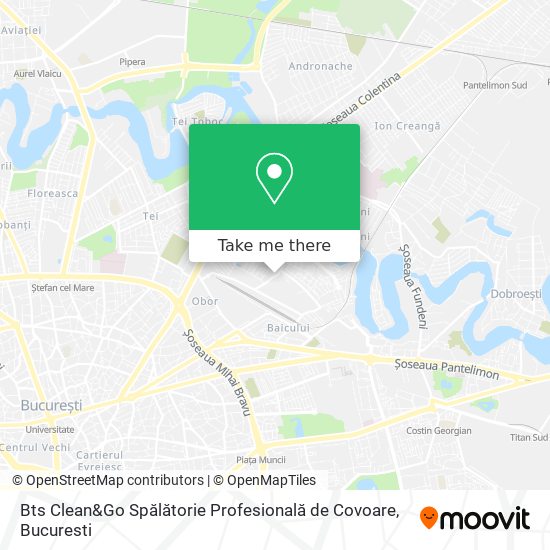 Bts Clean&Go Spălătorie Profesională de Covoare map