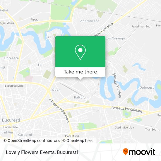 Lovely Flowers Events map