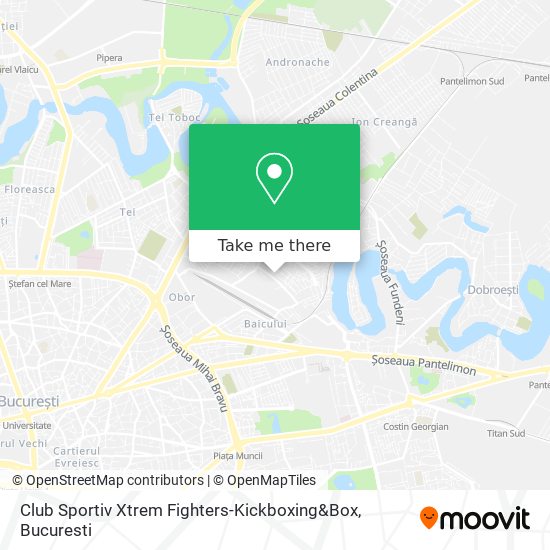 Club Sportiv Xtrem Fighters-Kickboxing&Box map