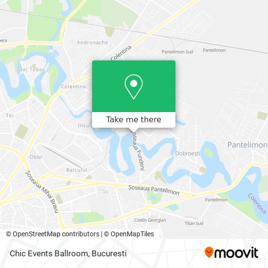 Chic Events Ballroom map