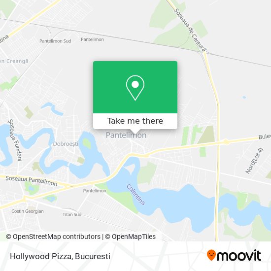Hollywood Pizza map