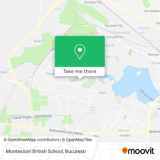 Montessori British School map