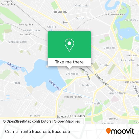 Crama Trantu Bucuresti map