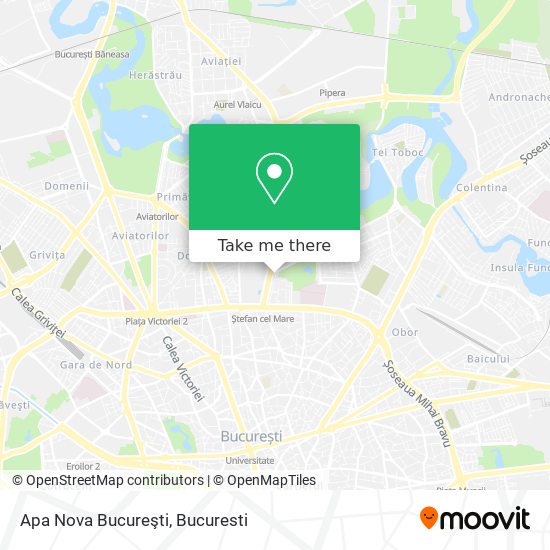 Apa Nova Bucureşti map