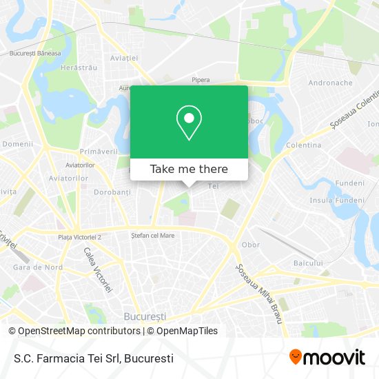 S.C. Farmacia Tei Srl map