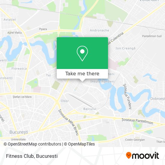 Fitness Club map