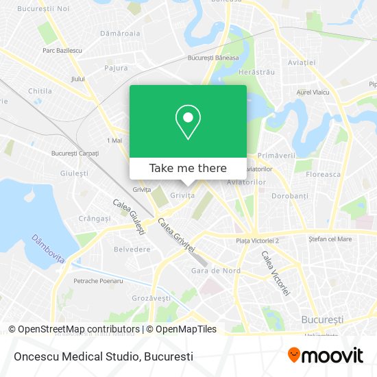 Oncescu Medical Studio map