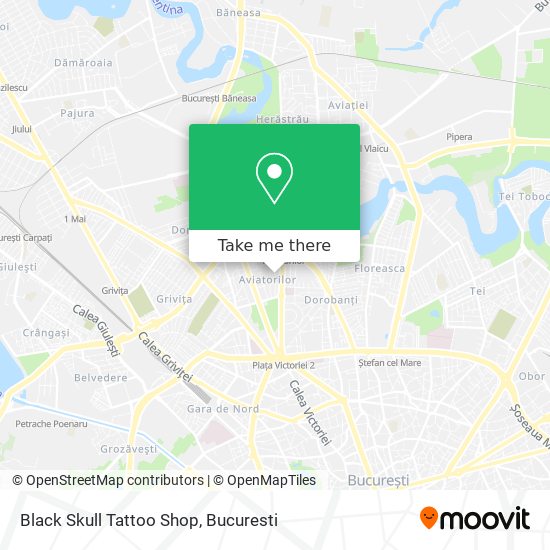 Black Skull Tattoo Shop map