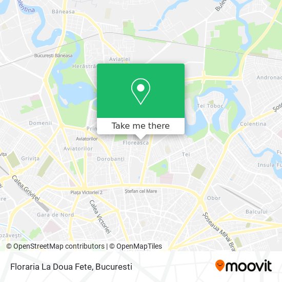 Floraria La Doua Fete map