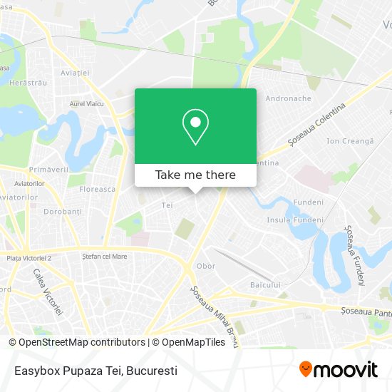 Easybox Pupaza Tei map