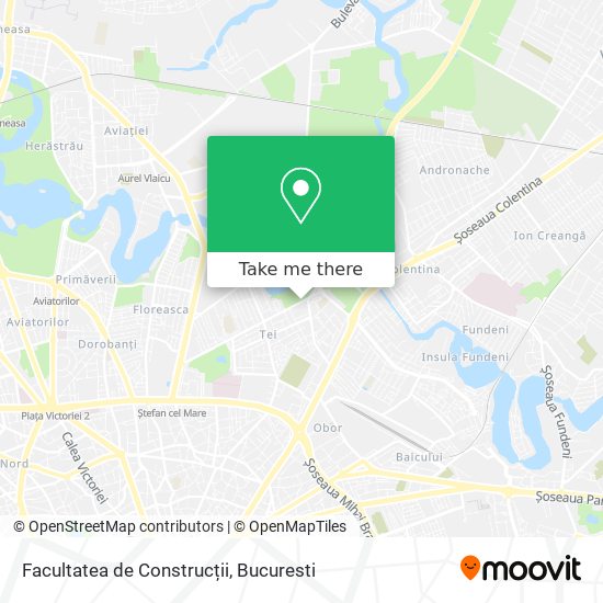 Facultatea de Construcții map