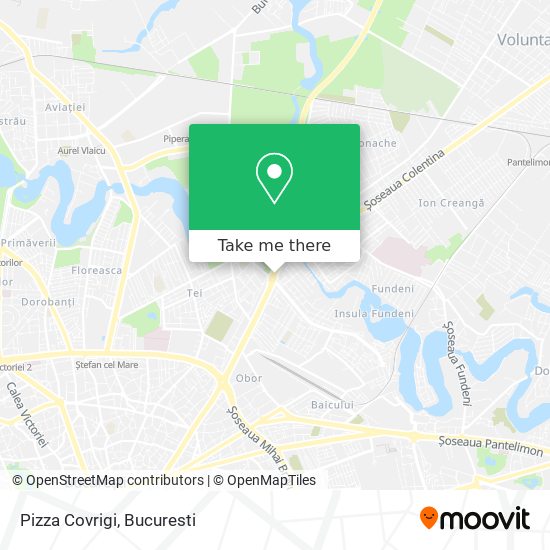 Pizza Covrigi map
