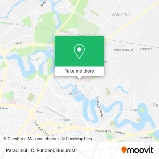 Paraclisul i.C. Fundeni map