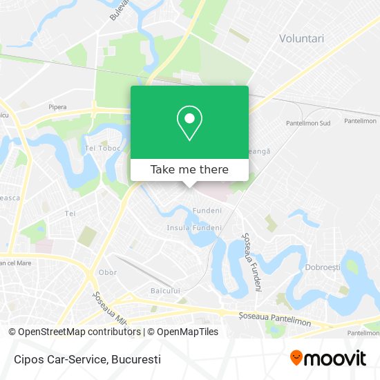 Cipos Car-Service map