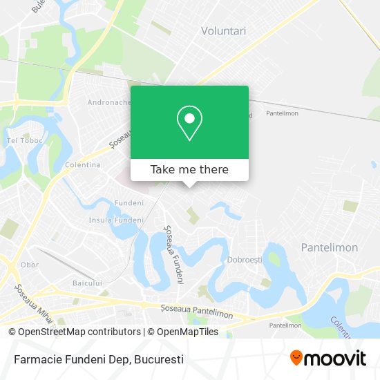 Farmacie Fundeni Dep map