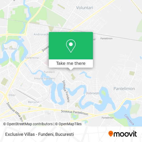Exclusive Villas - Fundeni map