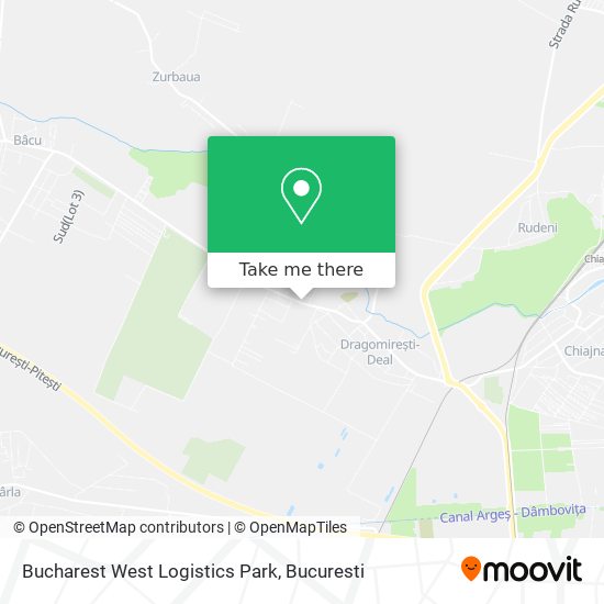 Bucharest West Logistics Park map