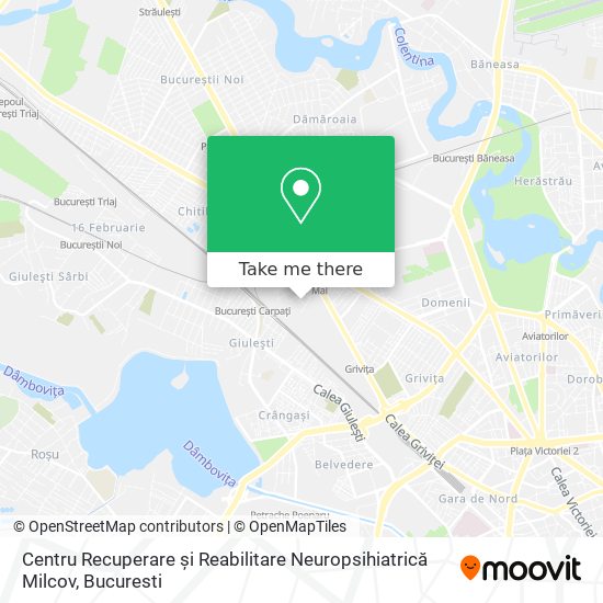 Centru Recuperare și Reabilitare Neuropsihiatrică Milcov map