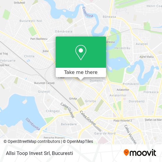 Allsi Toop Invest Srl map