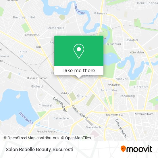 Salon Rebelle Beauty map