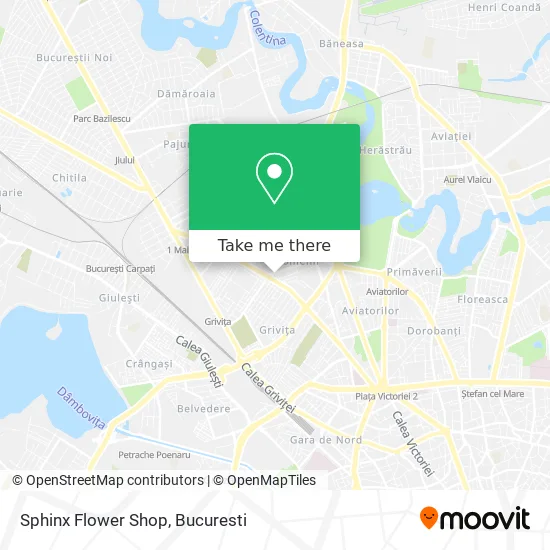 Sphinx Flower Shop map