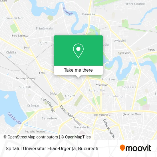 Spitalul Universitar Elias-Urgență map