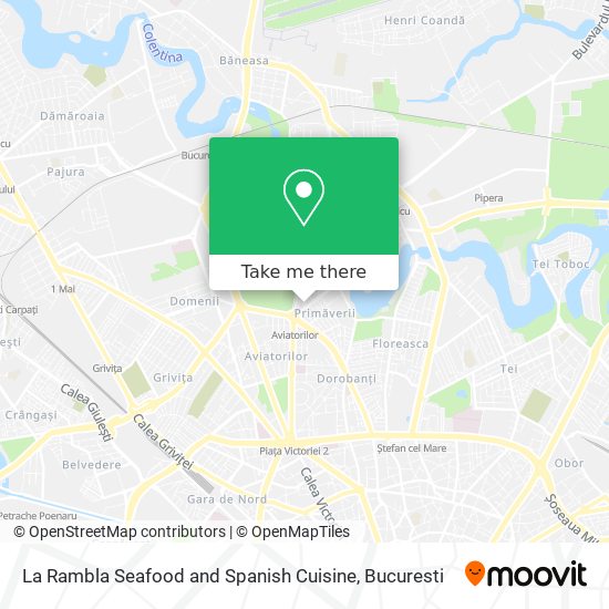 La Rambla Seafood and Spanish Cuisine map