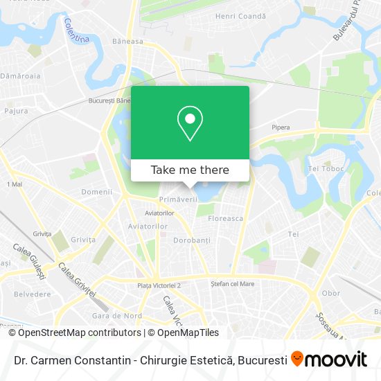 Dr. Carmen Constantin - Chirurgie Estetică map