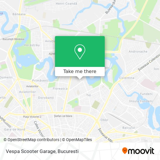 Vespa Scooter Garage map