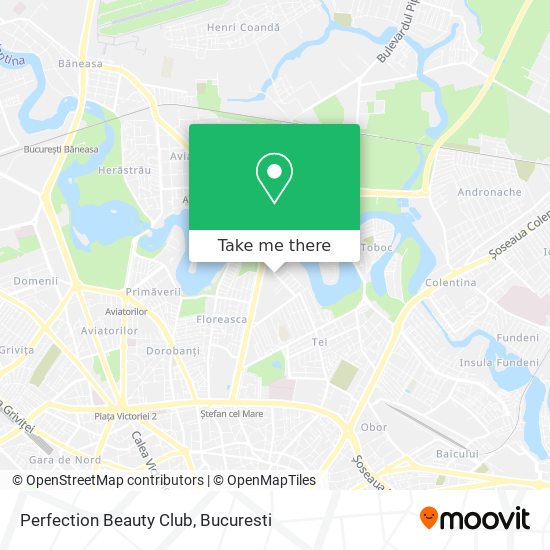 Perfection Beauty Club map