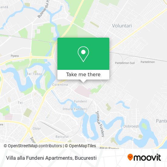 Villa alla Fundeni Apartments map