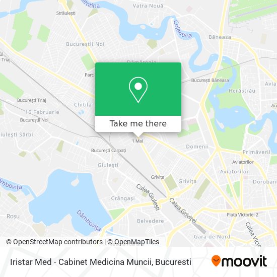 Iristar Med - Cabinet Medicina Muncii map