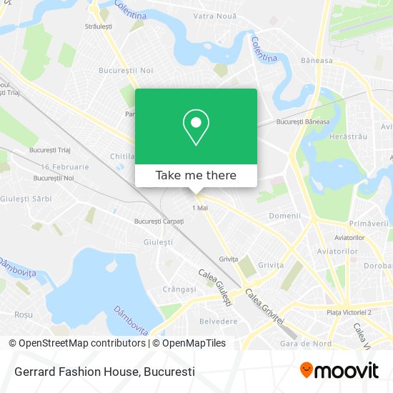 Gerrard Fashion House map