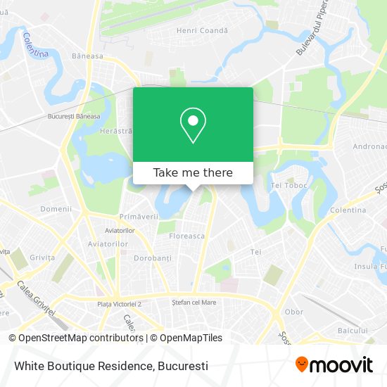 White Boutique Residence map