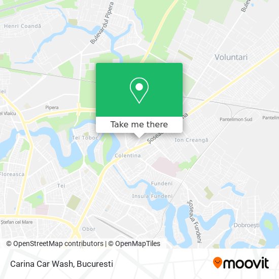 Carina Car Wash map