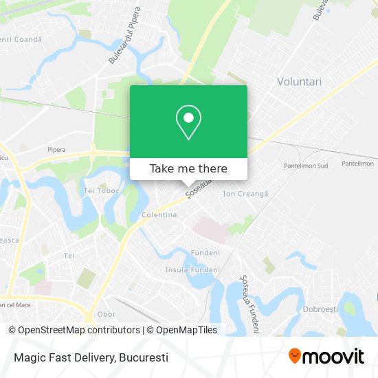 Magic Fast Delivery map