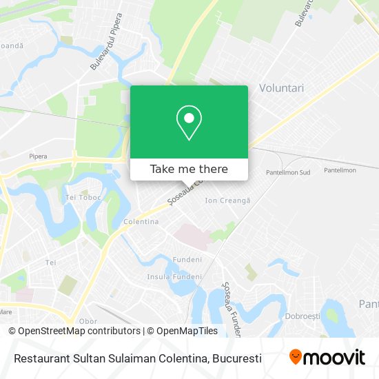 Restaurant Sultan Sulaiman Colentina map