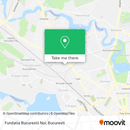 Fundatia Bucurestii Noi map