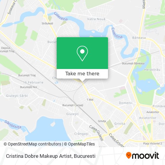 Cristina Dobre Makeup Artist map