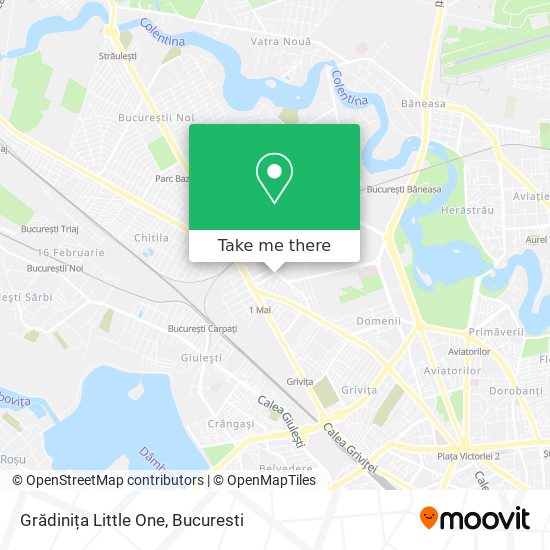 Grădinița Little One map