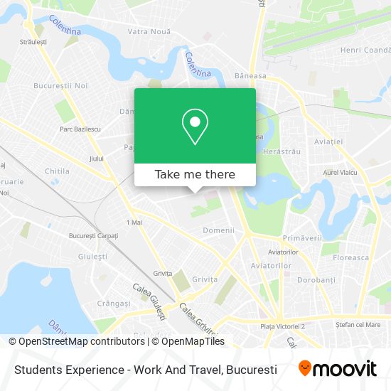 Students Experience - Work And Travel map